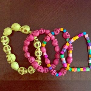 Homemade Skeleton Bracelets